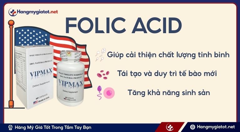 công dụng Folic Acid
