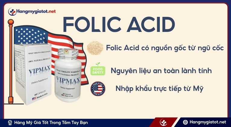giới thiệu thành phần Folic Acid 