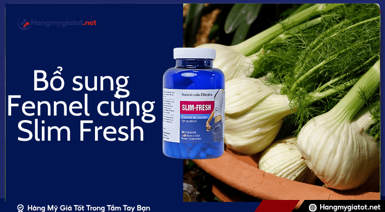 Bổ sung Fennel cùng Slim Fresh