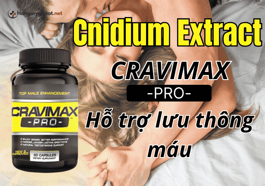 Cnidium Extract trong Cravimax Pro Hỗ trợ lưu thông máu