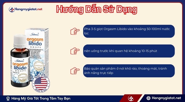 Hướng dẫn sử dụng Orgasm Libido