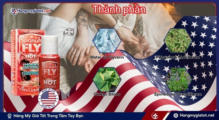 Thành phần của Spanish Fly Hot Cherry