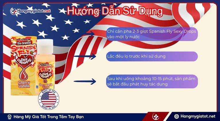 Hướng dẫn sử dụng Spanish Fly Sexy Drops