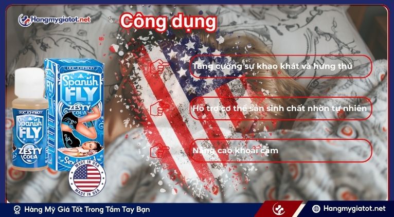 Công dụng của Spanish Fly Zesty Cola
