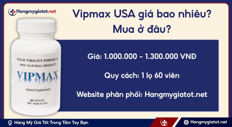 Viên uống Vipmax mua ở đâu