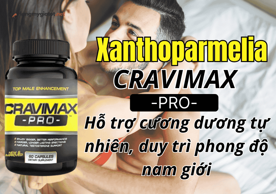 Xanthoparmelia trong Cravimax Pro Hỗ trợ cương dương tự nhiên, duy trì phong độ nam giới