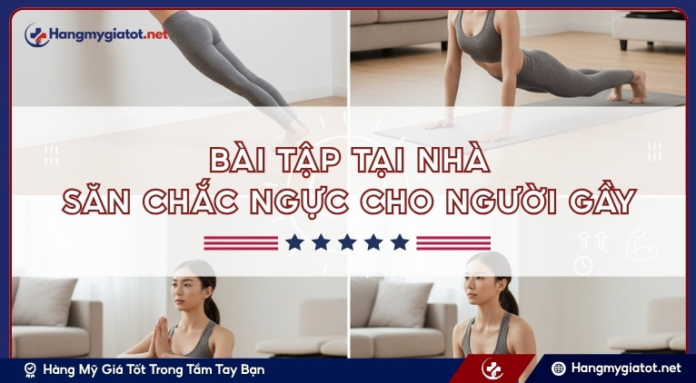 Bài tập tại nhà: Săn chắc ngực cho người gầy
