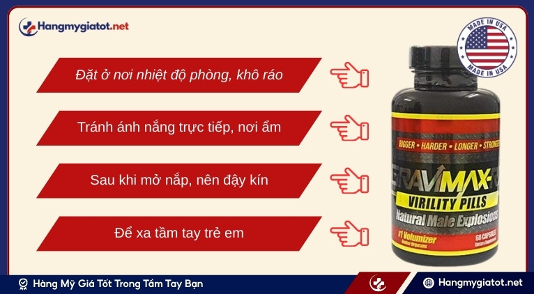 Cách bảo quản Gravimax RX