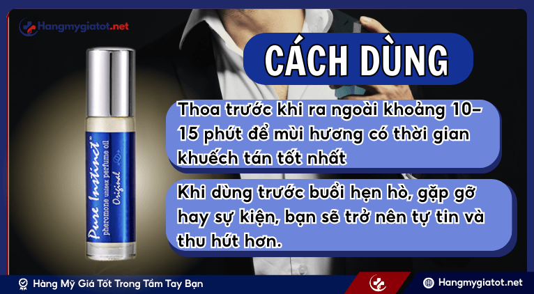 Hướng dẫn sử dụng Pheromone Slim Fresh