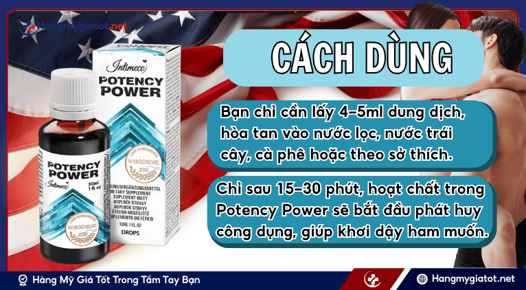 Hướng dẫn sử dụng Potency Power