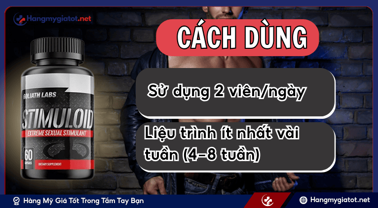 Liều dùng và liệu trình Stimuloid