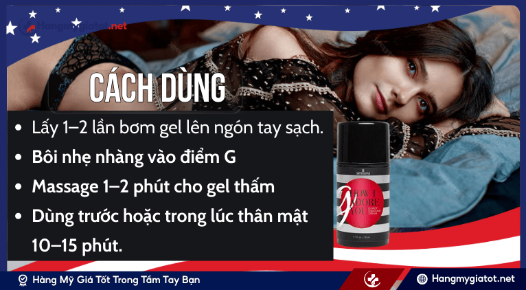 Hướng Dẫn Cách Dùng Sản Phẩm How I Adore You Cream G-Spot Stimulant