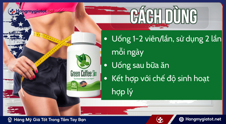 Cách dùng & liệu trình Green Coffee Slim để đạt hiệu quả