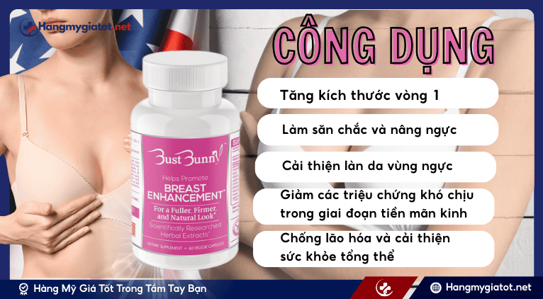 Công dụng nổi bật Bust Bunny Breast Enhancement