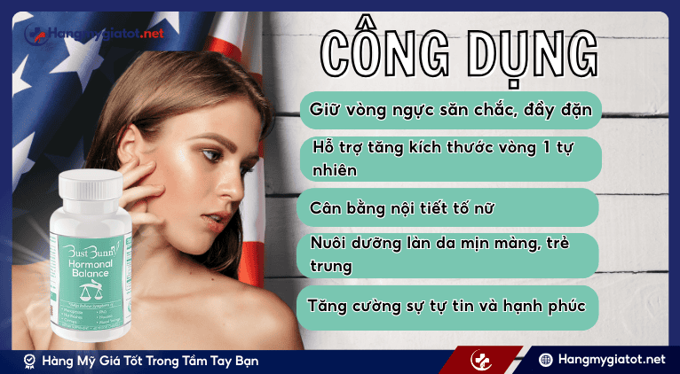 Công dụng vượt trội của Bust Bunny Hormonal Balance