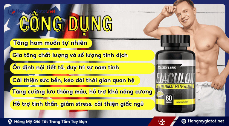 Công dụng chính của Ejaculoid