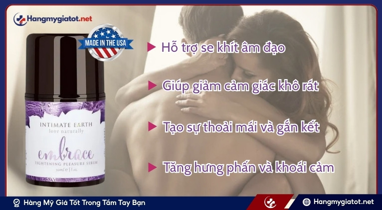 Công dụng của Gel Embrace se khít vùng kín