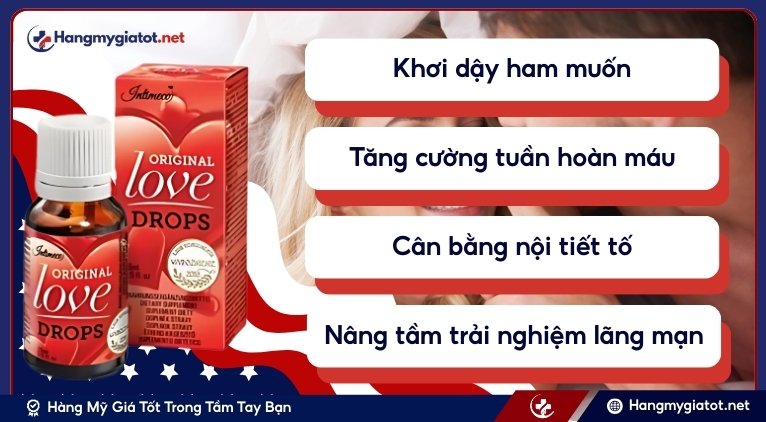 Original Love Drop mang đến công dụng gì?