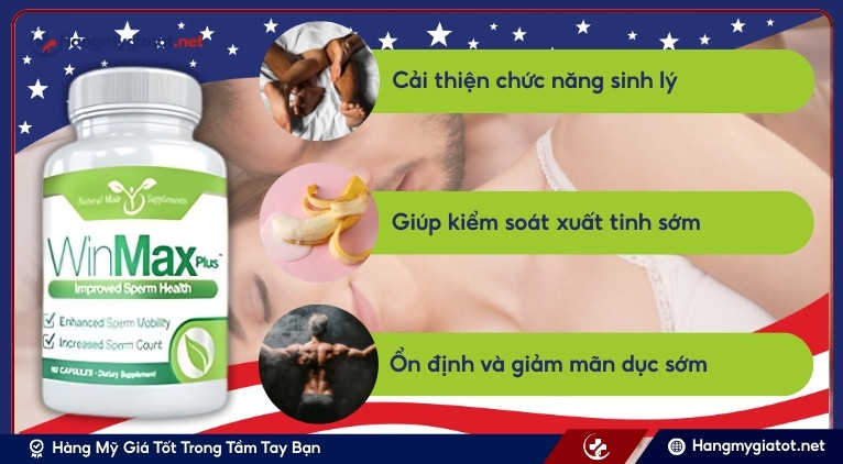 Công dụng tổng thể của Winmax Plus đối với nam giới