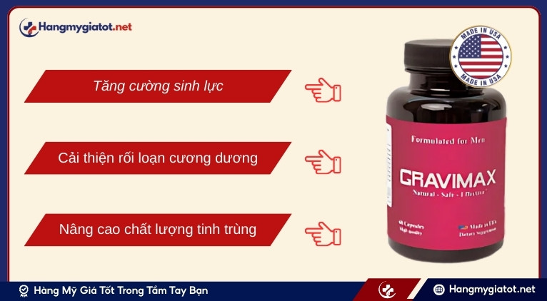Công dụng nổi bật của Cravimax