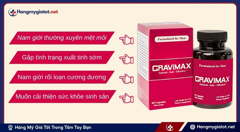 Cravimax hỗ trợ trong những trường hợp nào?