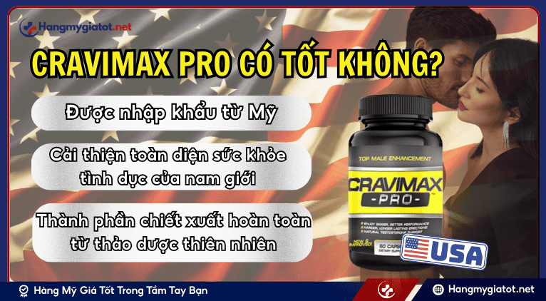 Cravimax Pro có tốt không?