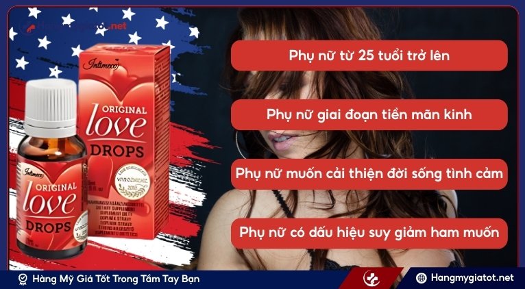 Đối tượng nên dùng Original Love Drop