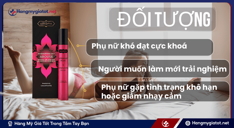 Đối tượng nên sử dụng Intensify Plus Female Arousal Gel Warming?