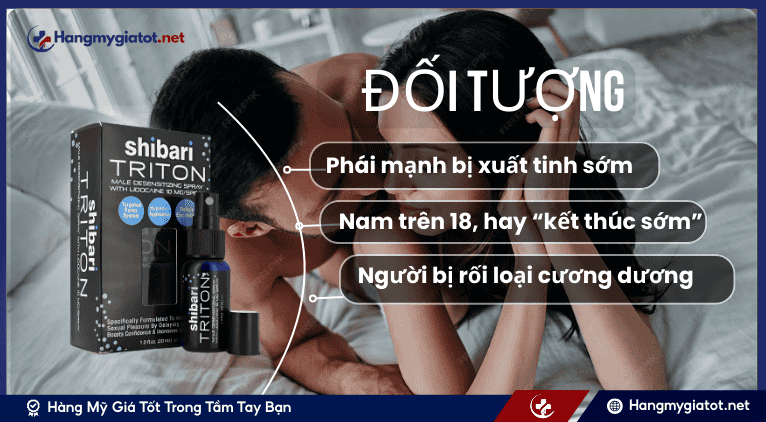 Đối Tượng Sử Dụng SHIBARI TRITON SPRAY