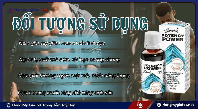 Đối tượng nên sử dụng Potency Power