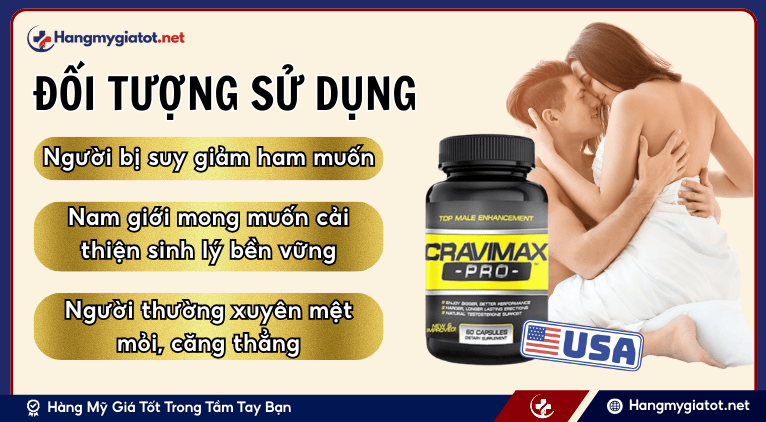 Đối tượng sử dụng Cravimax Pro
