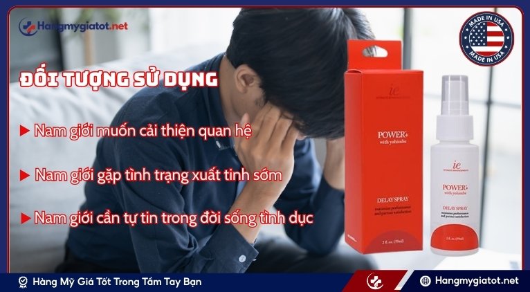 Đối tượng sử dụng Power Delay Spray For Men