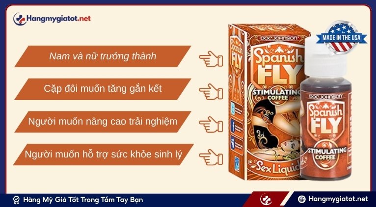 Đối tượng sử dụng Spanish Fly Stimulating Coffee