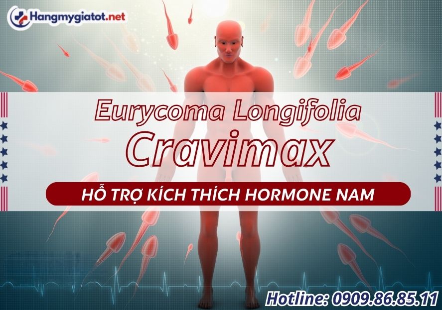 Eurycoma Longifolia trong Cravimax kích thích hormone nam