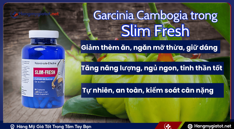 Garcinia Cambogia trong Slim Fresh – Điểm khác biệt nổi bật