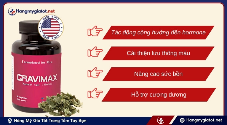 Kết hợp Epimedium trong Cravimax hiệu quả tổng thể