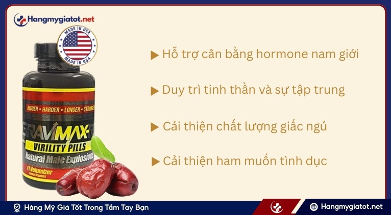 Lợi ích cụ thể cho sức khỏe nam giới