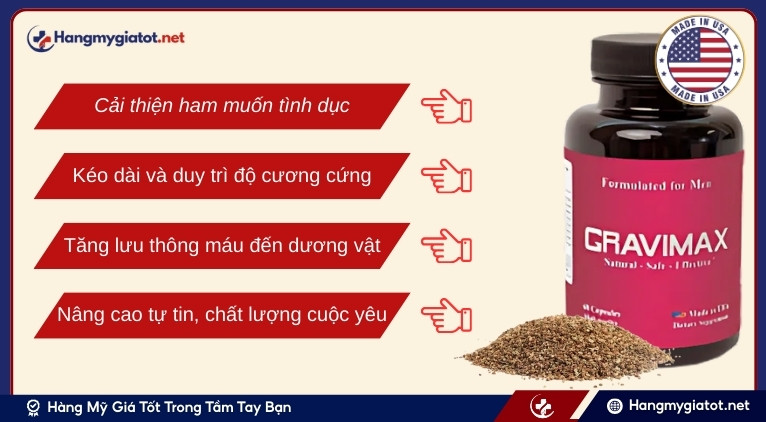 Lợi ích nổi bật của Cnidium trong Cravimax đối với nam giới