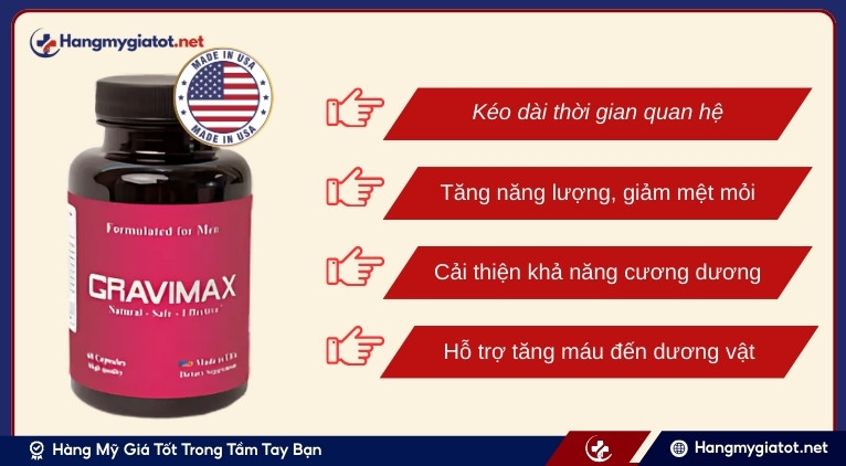 Niacin trong Cravimax tác động đến sinh lý nam