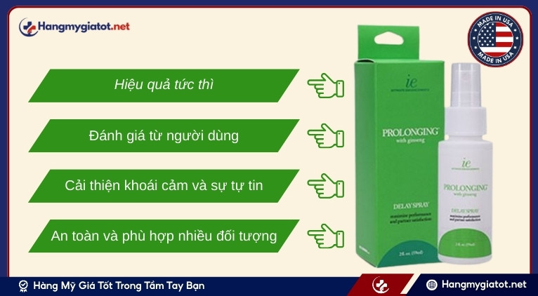 Proloonging Delay Spray có tốt không?