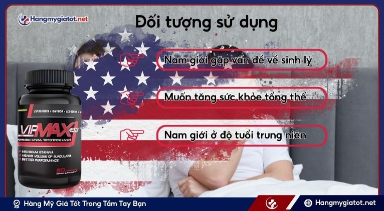 Đối tượng phù hợp sử dụng Vipmax RX