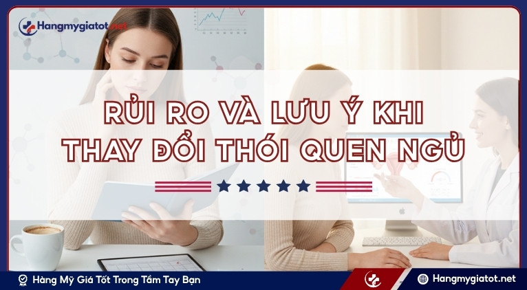 Rủi ro và lưu ý khi thay đổi thói quen ngủ