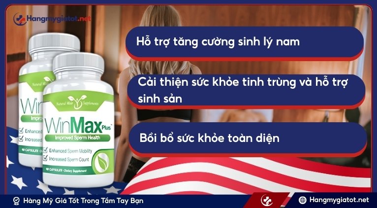 Tác dụng tổng hợp từ công thức Winmax Plus