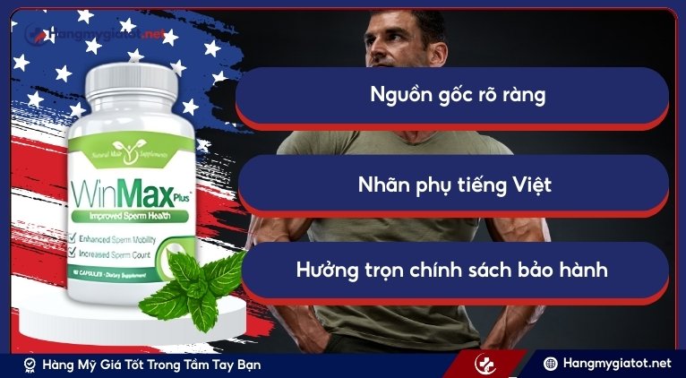 Tại sao nên mua Winmax Plus chính hãng Mỹ tại Hàng Mỹ Giá Tốt?