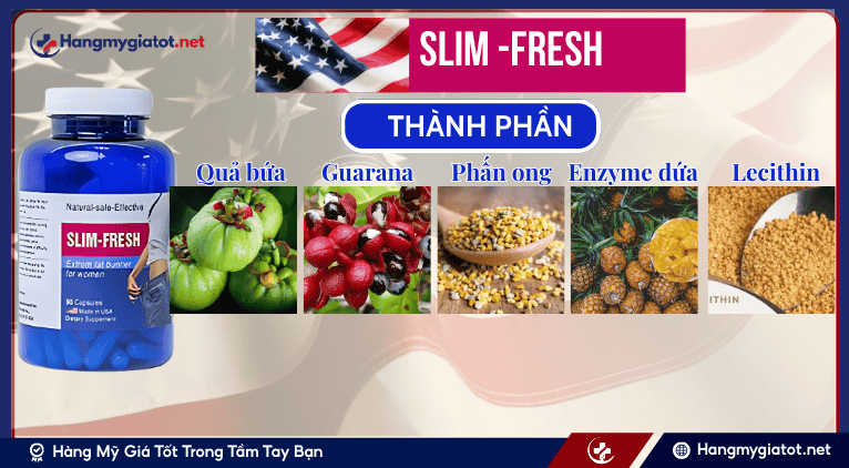 Thành phần Slim Fresh và công dụng nổi bật