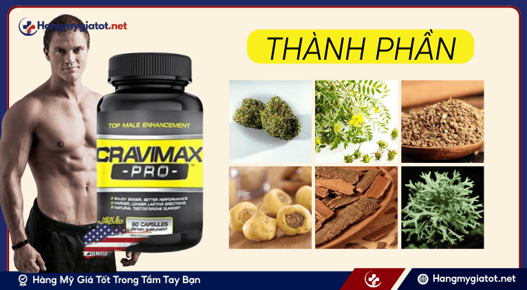 Thành phần của Cravimax Pro