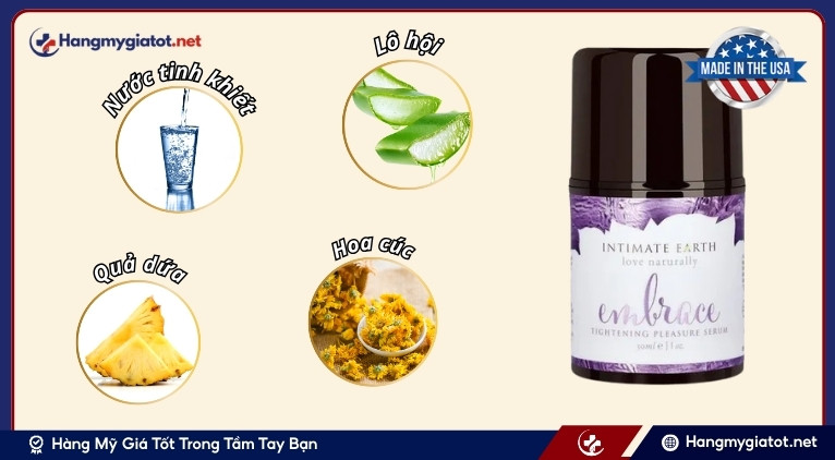 Thành phần Gel bôi trơn Embrace
