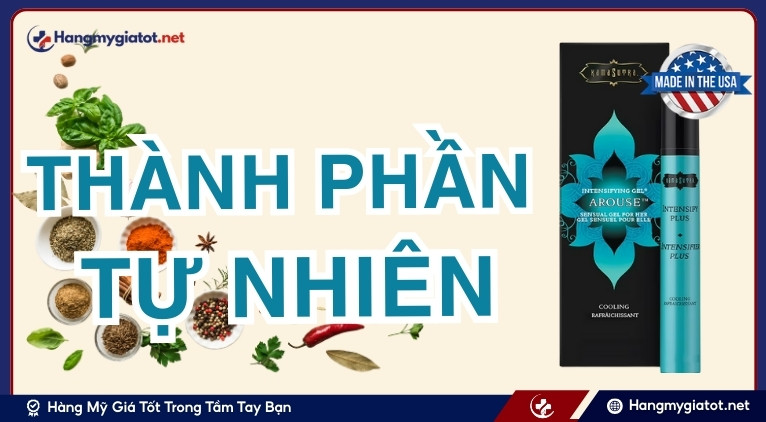 Thành phần của Intensify Plus Female Arousal Gel Cooling