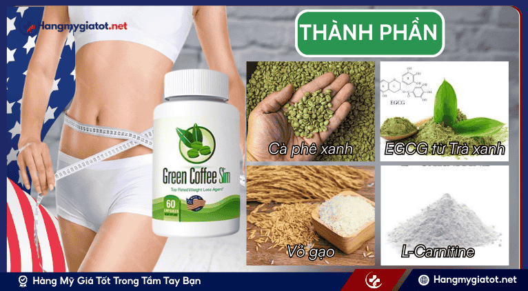 Thành phần chính trong Green Coffee Slim