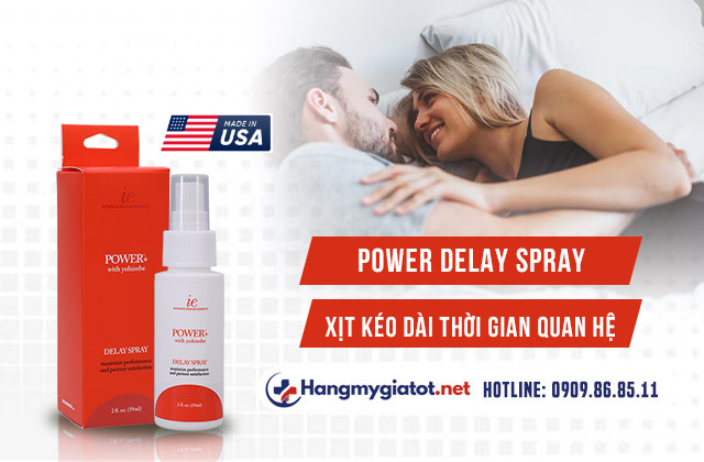 Chai xịt Power Delay Spray For Men 59ml của Mỹ